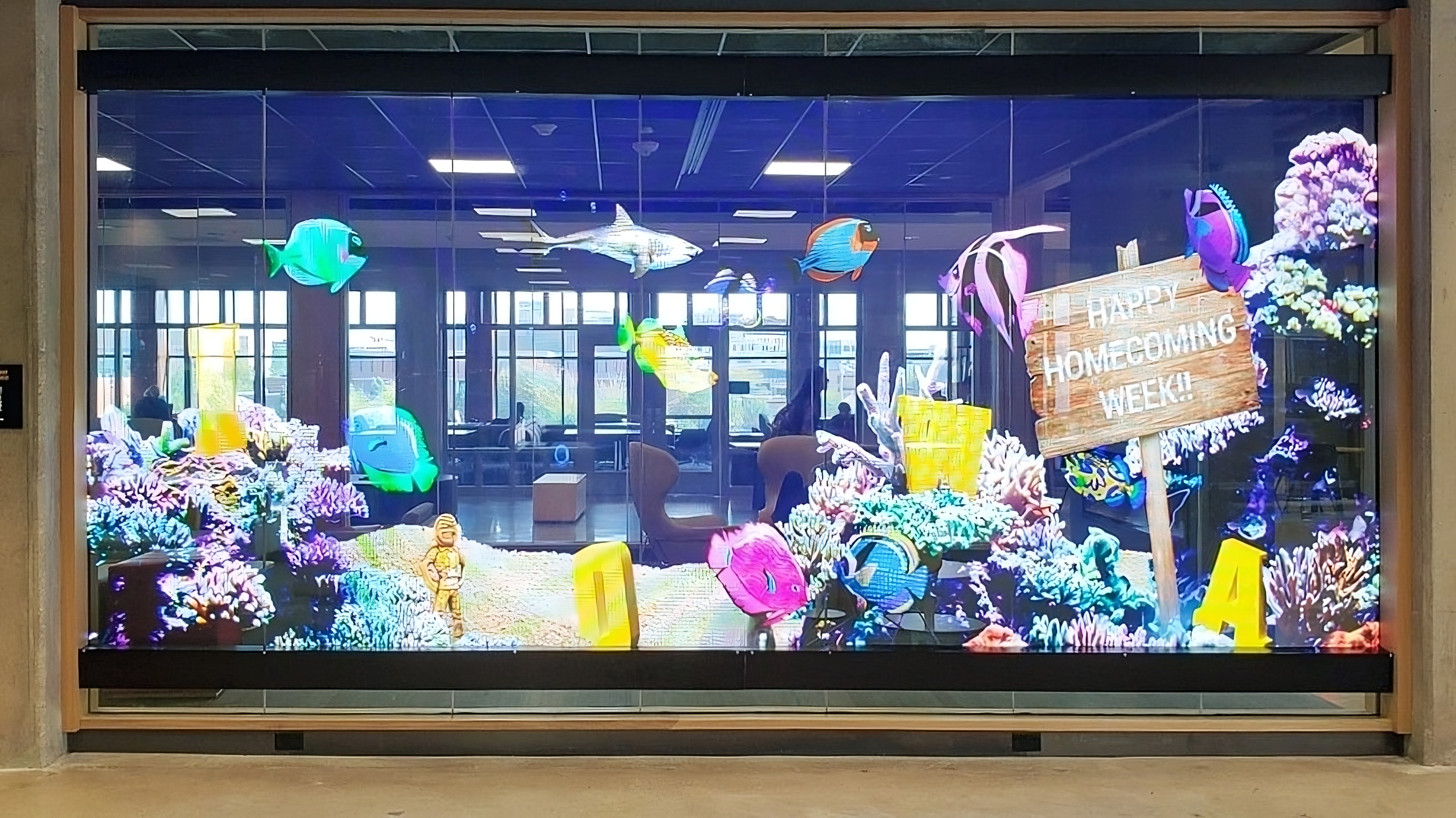 University of Iowa - Transparent LED Interactive